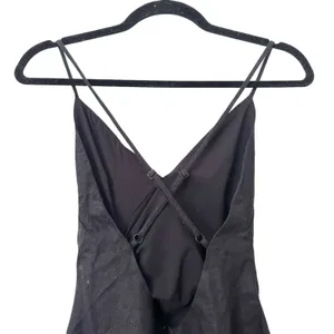 CALLIPYGIAN Linen Cinched Side Slit‎ Mini Dress Black Sz0 Size 0 thumbnail 6