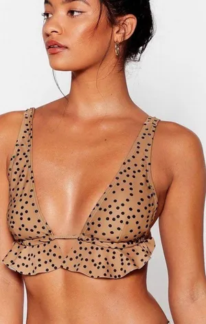 Nasty Gal Ruffle Bikini thumbnail 1