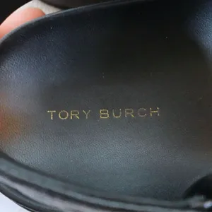 Tory Burch Black Kira Sport Strappy Sandal Gold Logo Size US 9 (w/ OG Box) thumbnail 5