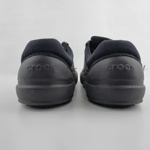 Crocs Velocity‎ Slip Resistant Shoe Womens 8 Mens 6 Black thumbnail 5