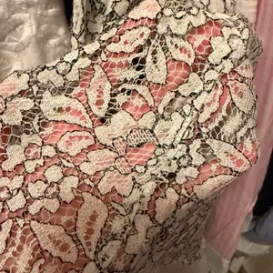 Free people White lace long sleeve dress / tunic with high neck small thumbnail 5