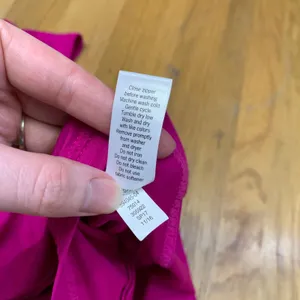 Athleta Womens XXS Pink Half Zip Athletic Tank Top Ruched Back 305922 Magenta‎ thumbnail 7