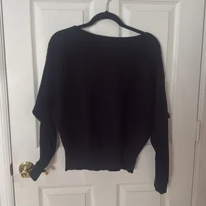 Adorable black with gold Detail sweater express size medium thumbnail 4