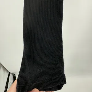 Abercrombie & Fitch Black Long Sleeve Mock Neck Tee thumbnail 4