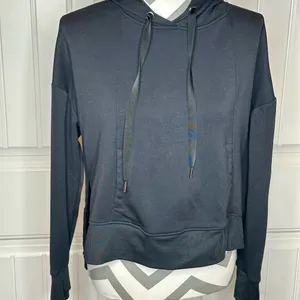 Women's Black Hoodie Sweatshirt thumbnail 1