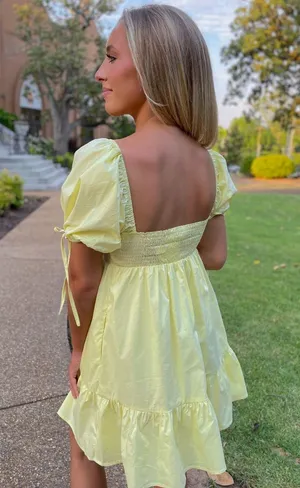 Yellow Dress Size L thumbnail 2