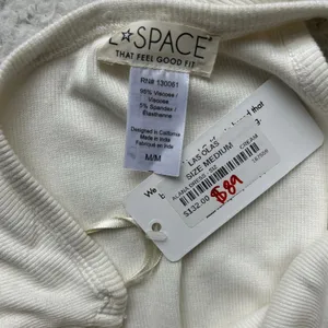 L Space Cream Aliana One Shoulder Mini Dress Size Medium thumbnail 10