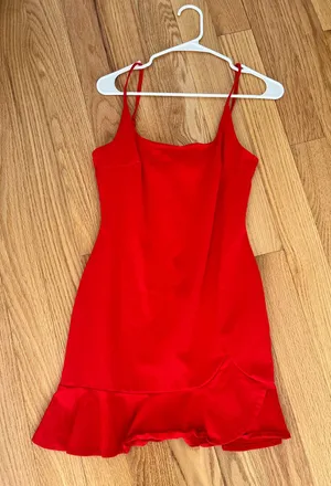 Princess Polly Red Dress Mini thumbnail 2