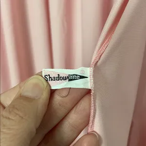 Vtg Shadowline Blush Pink Housecoat Robe • Lace Floral • Size M • Retro Chic thumbnail 7