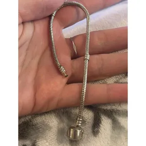 A035 size 7 inch 925 sterling silver bracelet for beads charms thumbnail 6