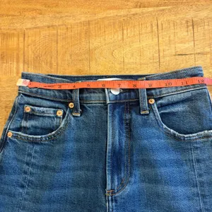 Pistola Eli Barrel Jeans 24 Augustus‎ Wash High Rise Arched Cropped Blue Denim thumbnail 12