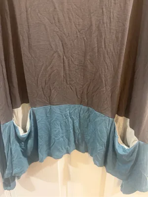 LOGO by Lori Goldstein 1X Colorblock Tunic Top with Pockets thumbnail 2