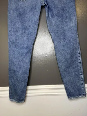 7 For All Mankind Jeans Womens 30 Medium Wash Blue Ankle Skinny Stretch Denim thumbnail 6