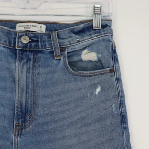 Abercrombie & Fitch Women's The Skinny High Rise Medium Wash Jean Size 4 Regular thumbnail 5