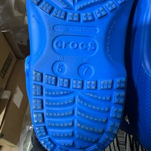 CROCS Bright Cobalt Blue Classic Rubber Slip On Clogs Size 7 Women's 5 Men's $50 thumbnail 5