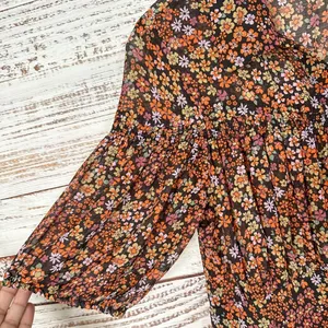 Free People Bonnie Boho Floral Print Mini Dress, EUC, Size Medium, MSRP $148 thumbnail 8
