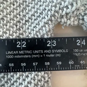 American Eagle Hoodie Women's XL Gray Textured Knit Cropped V Neck Casual thumbnail 8