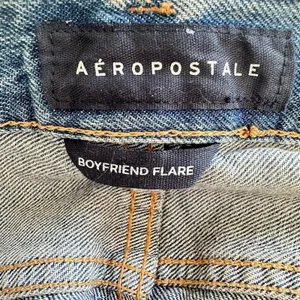 Aeropostale‎ Womens Plus Size 16R Hi Rise Boyfriend Flare Leg Jeans 100% Cotton thumbnail 5