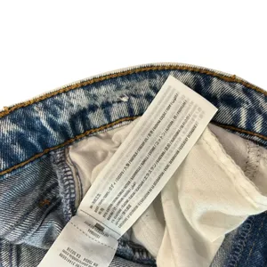 Abercrombie & Fitch The 90s Straight Ultra High Rise Acid Wash Jeans Distressed thumbnail 5