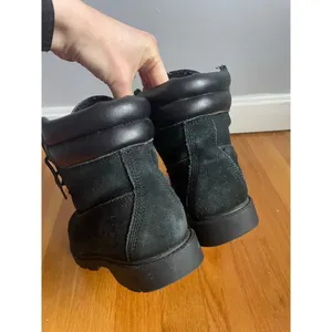 Timberland Black Linden Woods Boots 6" Ortholite‎ footbed Outdoor Suede Nubuck 7 thumbnail 3