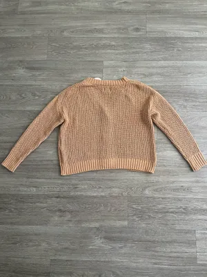 Francesca’s Mckayla short tan cardigan - large thumbnail 4