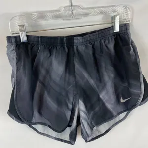 Nike Dri Fit Running Shorts grey black pattern size medium thumbnail 1