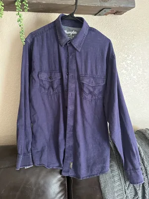 Wrangler Purple Button-Up thumbnail 1