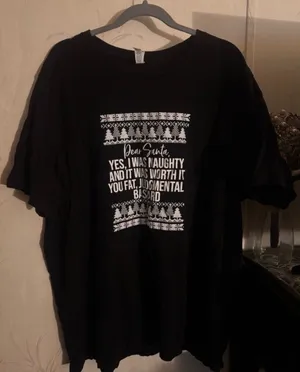 Dear Santa Humor Funny Christmas Unisex Shirt thumbnail 1