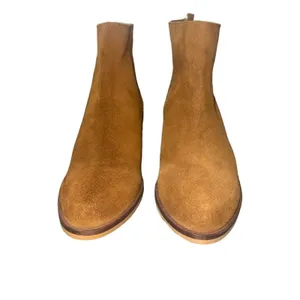 NWOT Steve Madden Legally Ankle Booties Womens 5.5 Brown Back Zip Block‎ Heel thumbnail 3