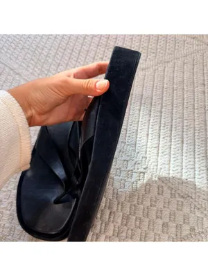 Reformation Eden Black Platform Flip Flop thumbnail 5
