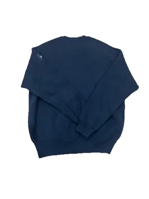 Alo Yoga Scholar Ribbed Knit Oversized Crewneck Sweater Navy Blue Size XS thumbnail 4