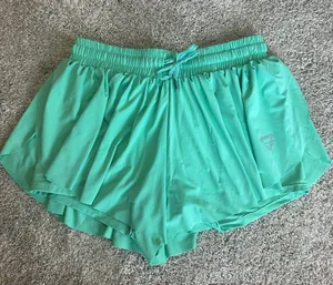 Teal Flowy Athletic Shorts Green Size M thumbnail 1