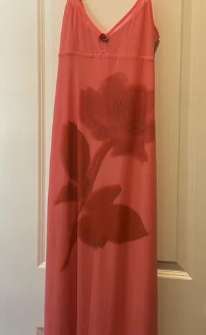 Urban Outfitters Pink Maxi Dress with Floral Design thumbnail 3