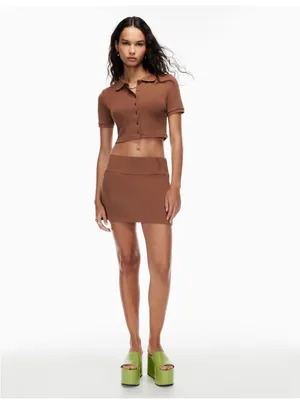 Sunday best brown skirt from Aritzia thumbnail 4