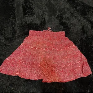 PRINCESS POLLY red floral print mini skirt size 0 women’s thumbnail 7