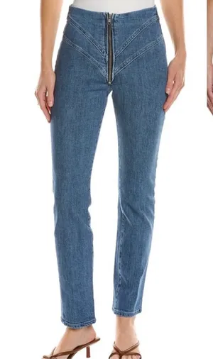Good American Corset‎ Good Classic Indigo Straight Jeans 27 Blue thumbnail 1