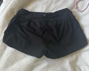 Champion Black Women's Athletic Running Shorts thumbnail 1