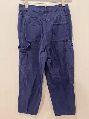 New! Betty Chow LA Size 27 Wide Leg Utility Carpenter Pants thumbnail 4