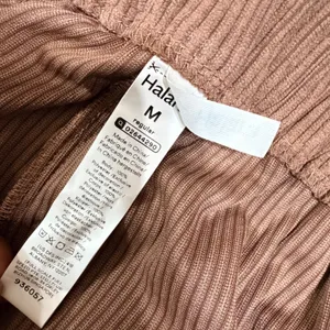 Halara AuraCord Cloud Brown Corduroy‎ High Waisted Wide Leg Pants Size M NWT thumbnail 6