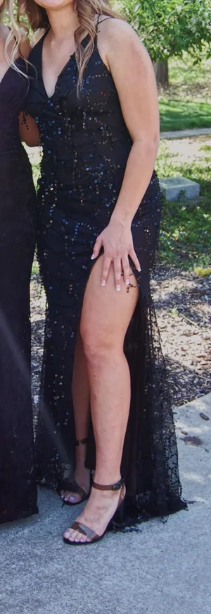 Long black dress Size M thumbnail 1