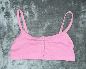 PINK BRALETTE TOP Size XS thumbnail 1