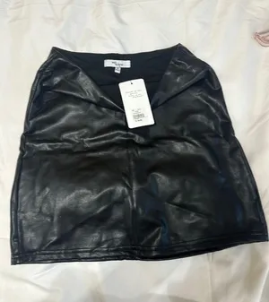 Black Leather Skirt thumbnail 1