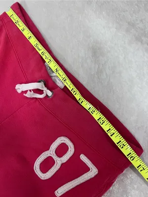 Aeropostale Sweatpants w’87 Detail large spellout on backside bottom size M FLAWED thumbnail 5