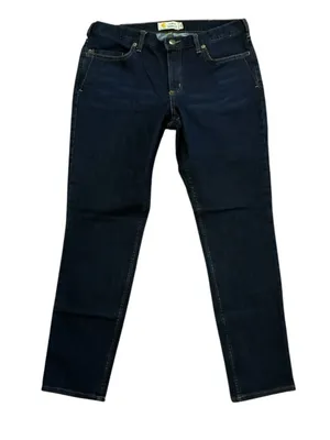 Carhartt Layton Skinny Leg Jeans Stretch Slim Fit Dark Wash 12 thumbnail 1