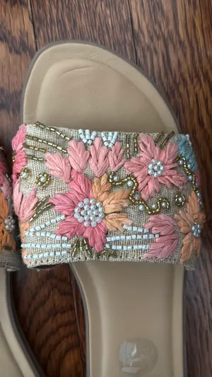 Haute Hippie Beaded Sandals thumbnail 3