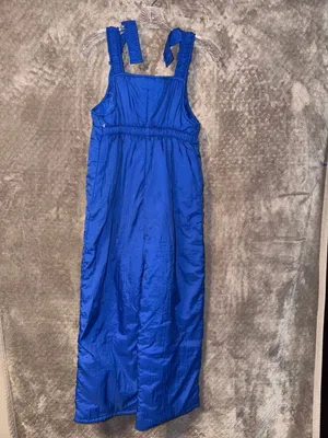 Windy Trail by Weather Tamer Royal Blue Snow Bib Overalls Size L thumbnail 5