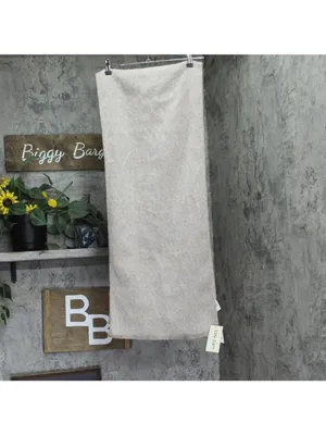 NWT On 34th Brushed Solid Blanket Wrap Scarf Oversized MO9742504 Oat Brown thumbnail 2