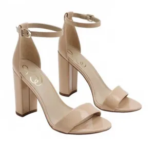 Sam Edelman Robyn Sandal Heel Women's Size 9 Beige Blush Leather thumbnail 1
