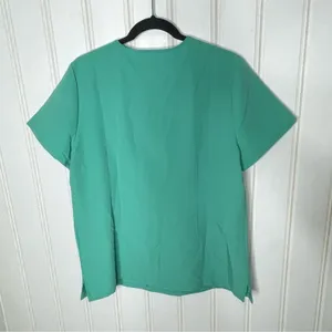 FIGS Casma Three-Pocket Scrub Top Surgical Green V-Neck Large 025NEW thumbnail 6