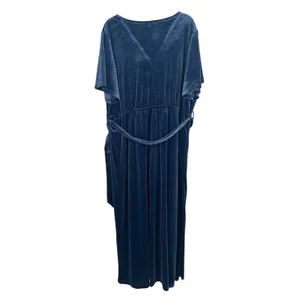 Baltic Born Velvet Wrap Maxi Blue 3XL Bridesmaid Autumn Wedding Guest‎ Dress thumbnail 3